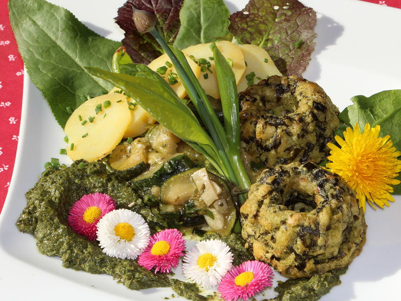 Datei:SK veg Krapferl mit Wildspinat.jpg